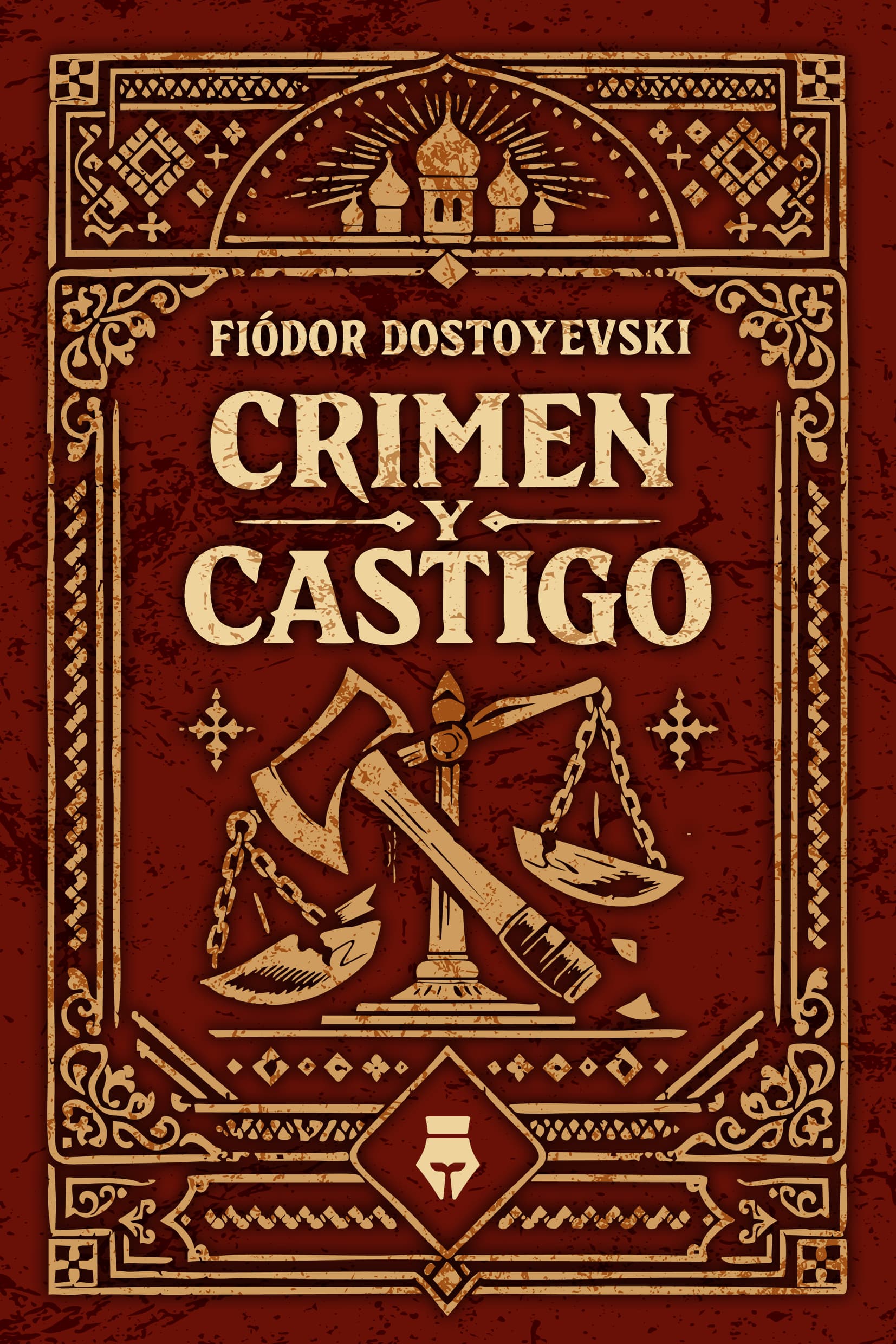Portada de Crimen y castigo, de Fiódor M. Dostoievski
